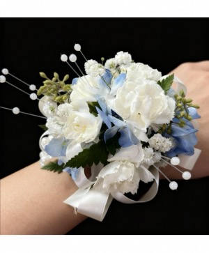 Carnation Beauty Hand Corsage