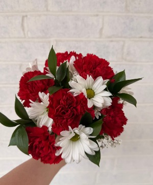 Carnation Handheld Bouquet  prom 