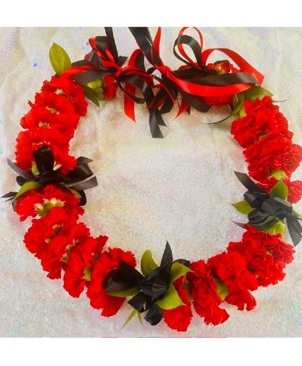 Carnation Lei Fresh Flower Lei