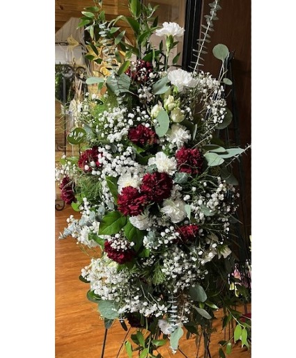 Carnation Spray Sympathy Arrangement