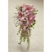 Cascading modern Bride bouquet