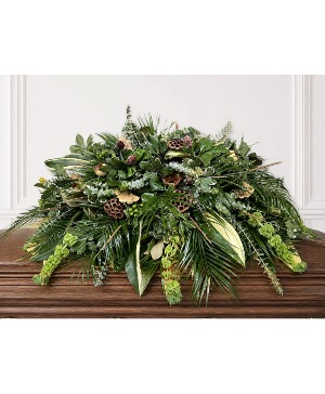 Designers casket spray #32 Funeral arrangement
