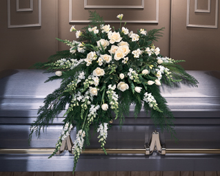 Casket Flower Roses and Cornations 