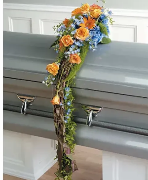 Casket Scarf  From ROMA FLORIST  