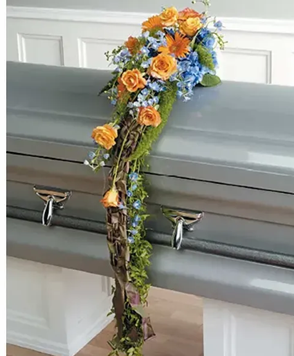Casket Scarf  From ROMA FLORIST  