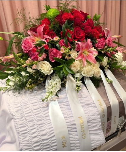 Tribute Casket Spray Funeral