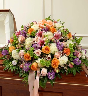 Casket Spray - Pastel 