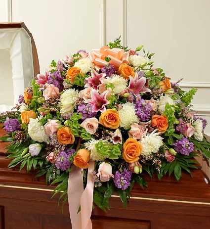 Casket Spray - Pastel 