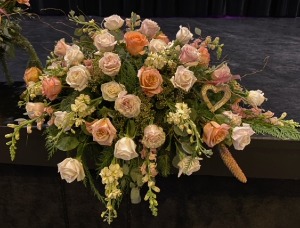 Casket Spray - Peaches Custom