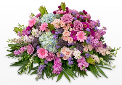 Casket Spray Purple  