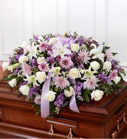 Casket Spray - Purple 