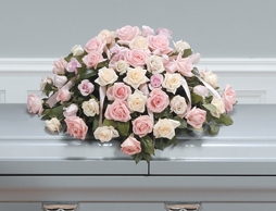 CASKET   SPRAY   ROSES   