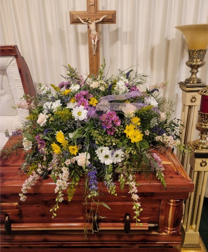 Wildflower Casket Spray (850) 