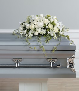 CASKET  SPRAY  WHITE  from ROMA FLORIST  