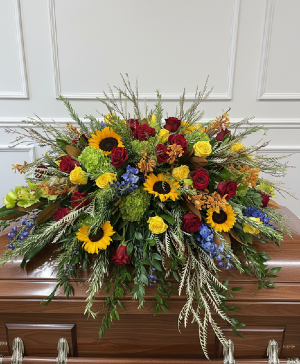 CASKET SPRAY WILDFLOWER FLAIR
