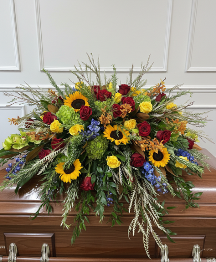 CASKET SPRAY WILDFLOWER FLAIR