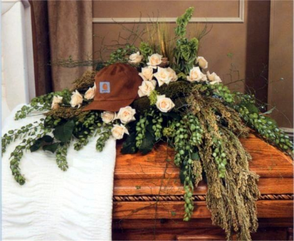 Casket Spray with Cap Casket Spray