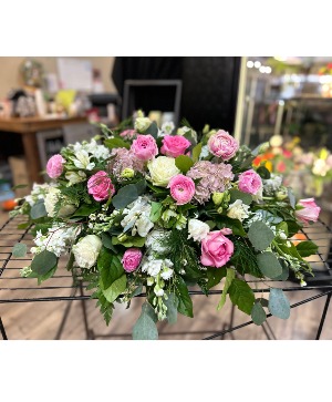 Casket Spray with Ranunculus 