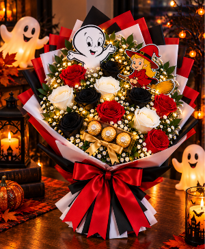 Casper & Wendy’s Boo-tiful Romance Call Us for Faster Service & Daily Specials: (915) 303-8500 Text Us to Order Anytime: (915) 505-3708 Your trusted source for Flowers & Delivery in El Paso TX 