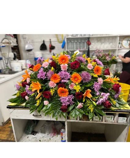 Designers casket spray #31 Flower Arrangement