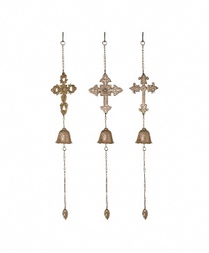Cast Iron Cross Wind Bells 