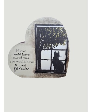 Cat Sympathy Plaque Pet Sympathy