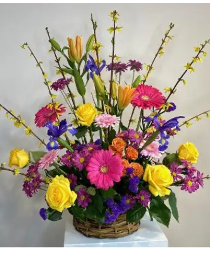 Celebration of LIFE! basket arrangement