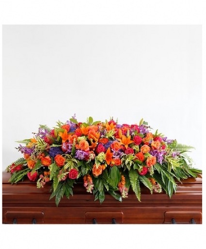 Celebration Of Life Casket Spray 