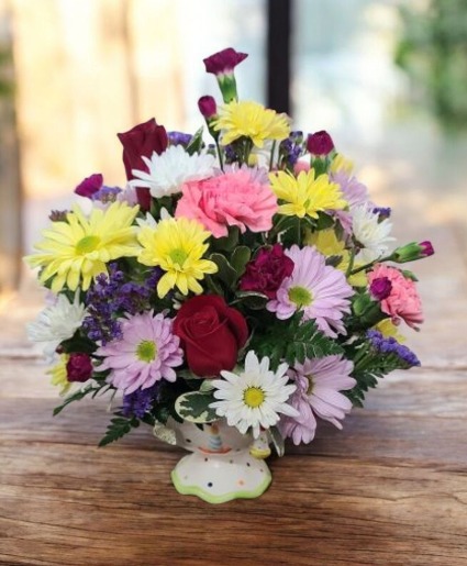 Celebration Overload FHF-B12 Fresh Floral Keepsake (local delivery only)