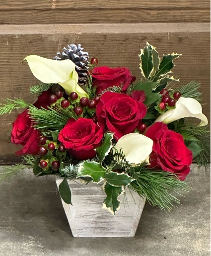Celebrations Floral Wood Box