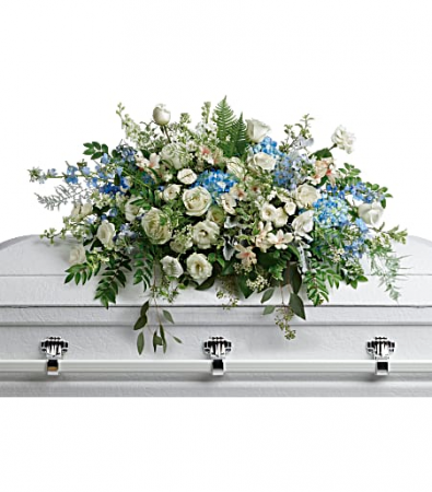 Celestial Fields  Funeral Casket Cover  
