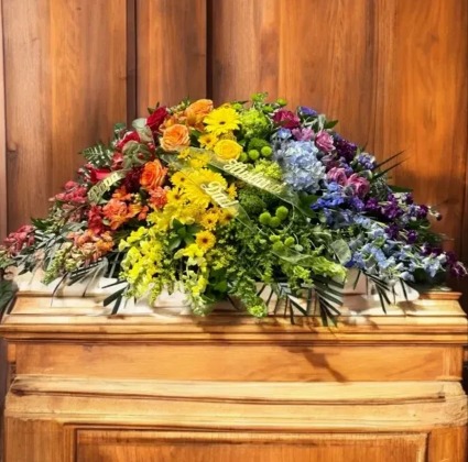 Celestial Light Casket Spray 
