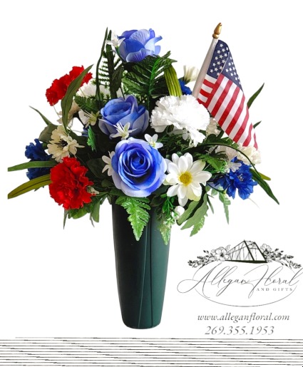 Cemetary Cone ONLY 1 LEFT IN STOCK Silk memorial Flowers ORDER TODAY