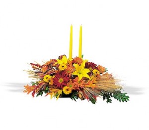 Centerpiece with Tapers 