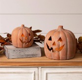 Ceramic Jack O Lanterns 