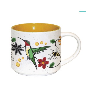 Ceramic Mug, Hummingbird 