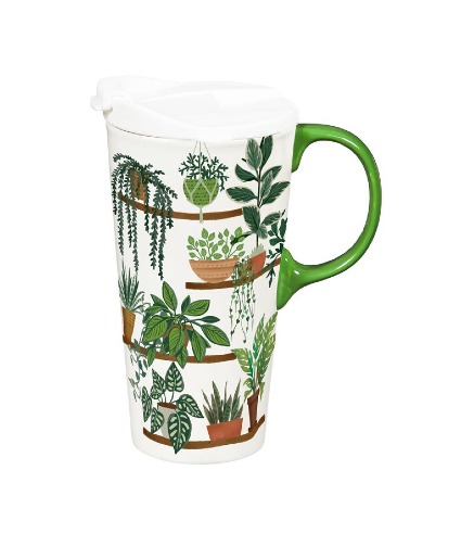 Ceramic Perfect Cup 170z - $24.99 Misc. Flowers, plants, Highland Cow