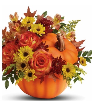 ceramic pretty pumpkin  