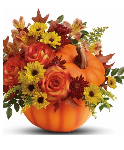 ceramic pretty pumpkin  