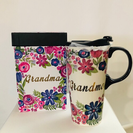 Ceramic travel mug Grandma