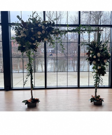 Ceremony arch Birch ceremony arch