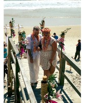 TIKI TORCHES AND LEIS FLOWERS WEDDING FLOWERS
