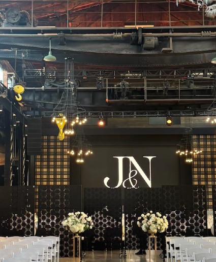 Ceremony Pillar Arrangements 500.00 each