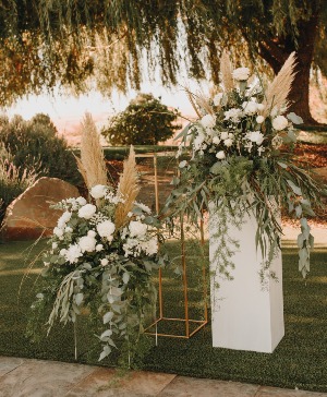 Ceremony Piller Arrangements 
