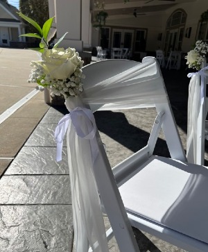 Chair Florals  Chair Decor 