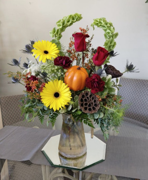 Champagne & Spice Fall Arrangement