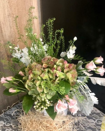 Charm Her Antique Charm Hydrangea Arrangement