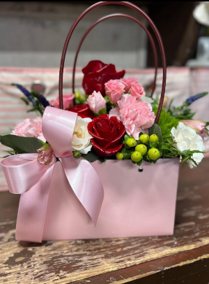 Check Out My Purse Fresh Arrangement 
