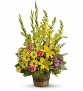 CHEERFUL SENTIMENTS Sympathy Basket