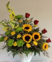 Cheery Sunflower Goodbye Sympathy